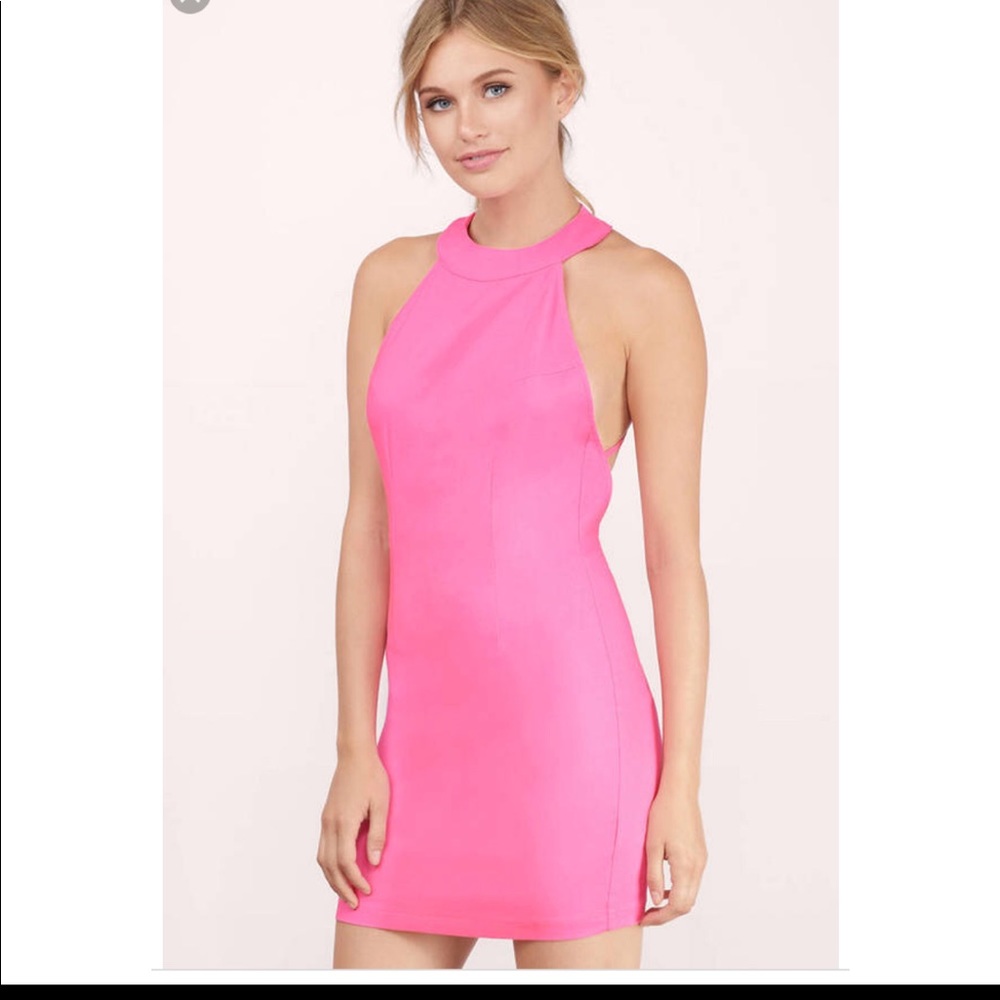 Never worn pink tobi dress